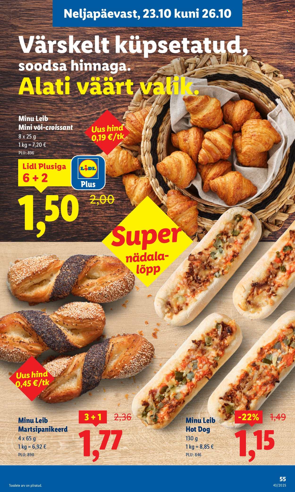 Lidl kliendileht - Kliendileht (20.10 - 26.10.2025)