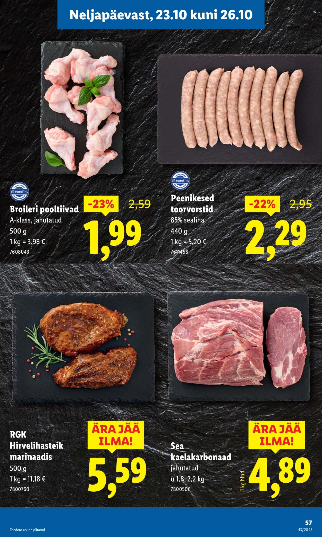 Lidl kliendileht - Kliendileht (20.10 - 26.10.2025)