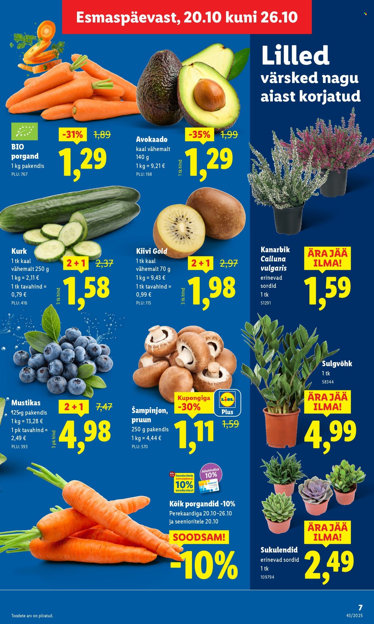 Lidl kliendileht - Kliendileht (20.10 - 26.10.2025)