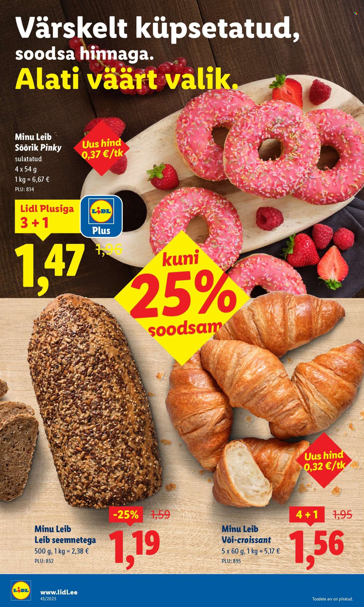 Lidl kliendileht - Kliendileht (20.10 - 26.10.2025)