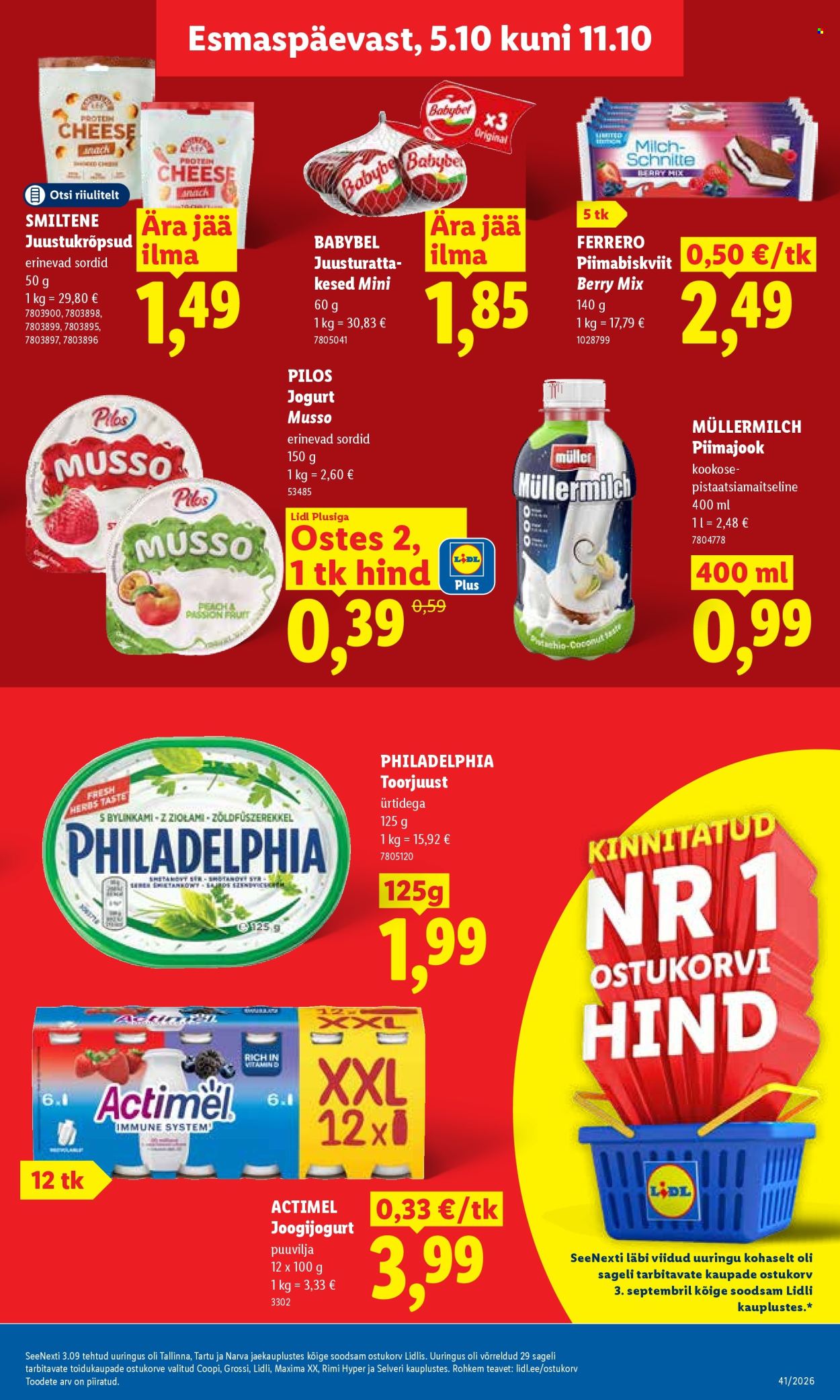 Lidl kliendileht (5.10 - 11.10.2026)
