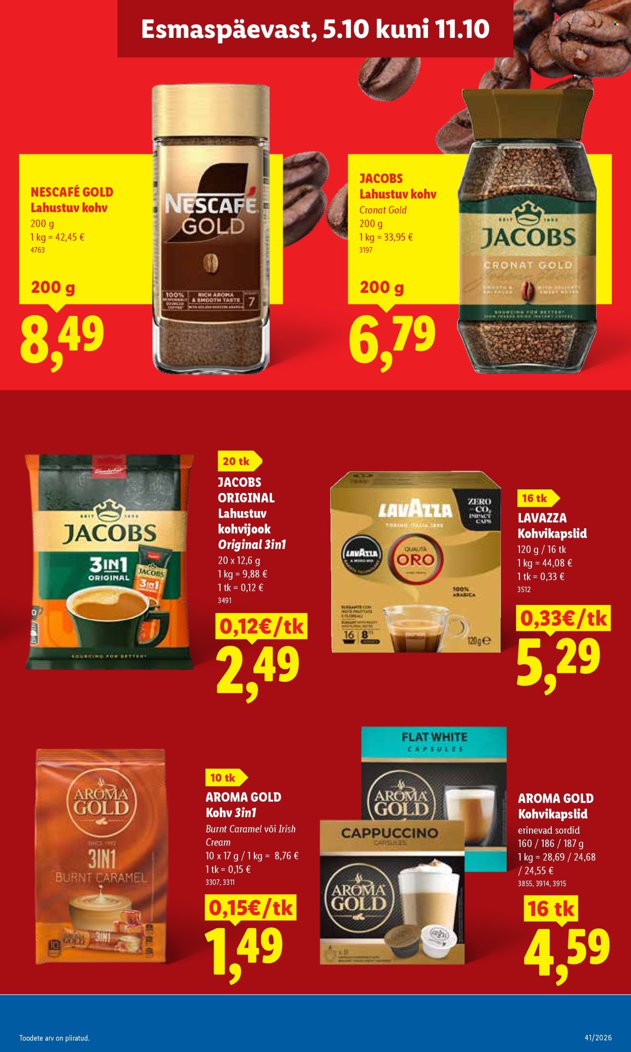 Lidl kliendileht (5.10 - 11.10.2026)