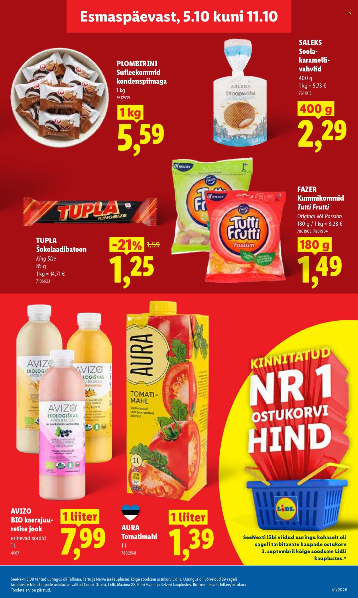 Lidl kliendileht (5.10 - 11.10.2026)