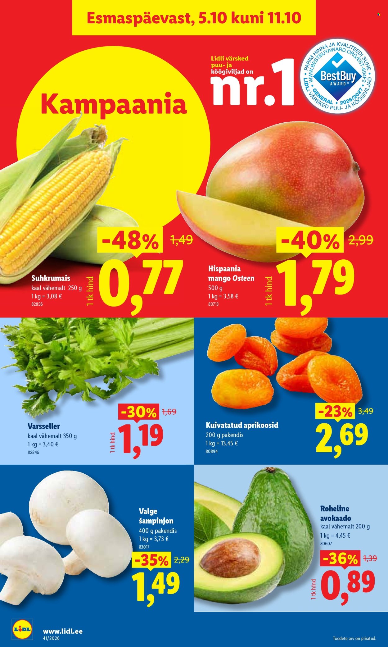 Lidl kliendileht (5.10 - 11.10.2026)