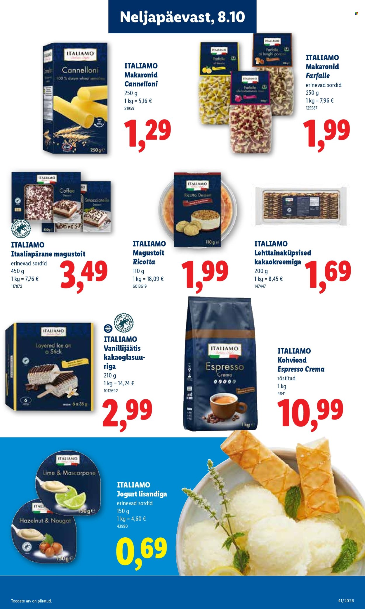 Lidl kliendileht (5.10 - 11.10.2026)
