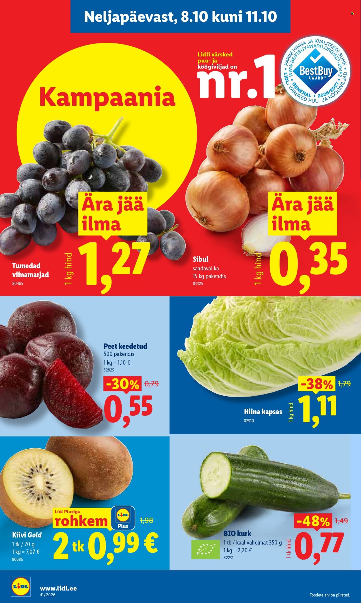 Lidl kliendileht (5.10 - 11.10.2026)
