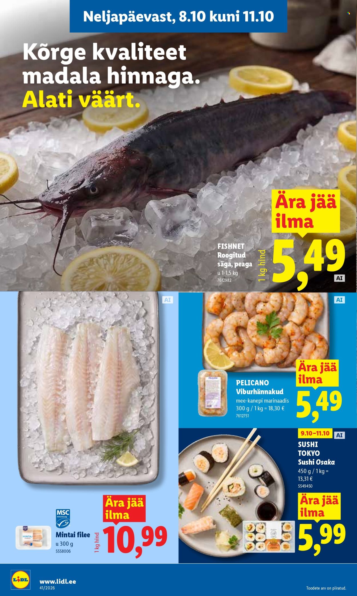 Lidl kliendileht (5.10 - 11.10.2026)