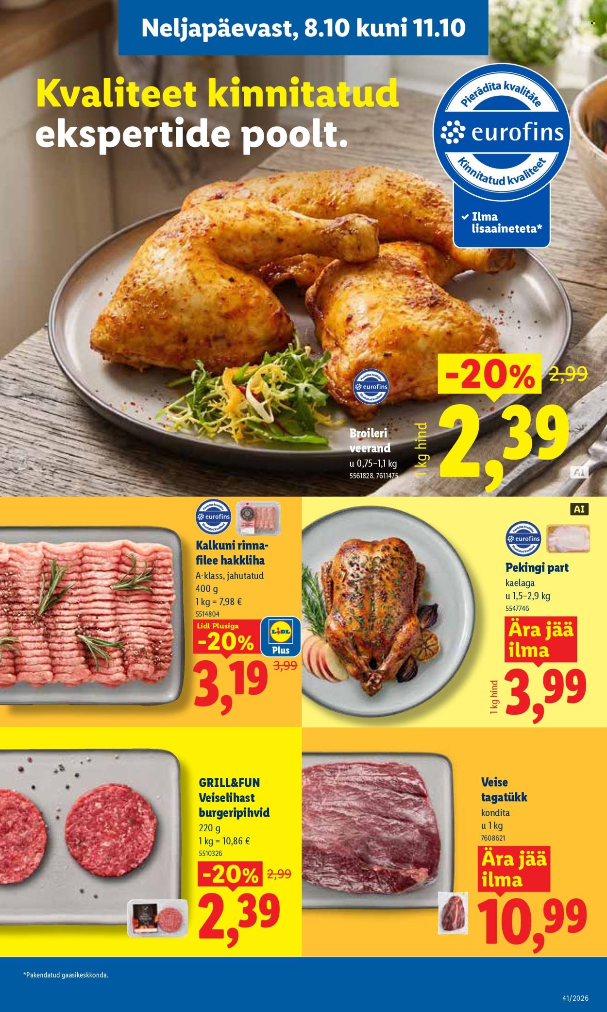 Lidl kliendileht (5.10 - 11.10.2026)