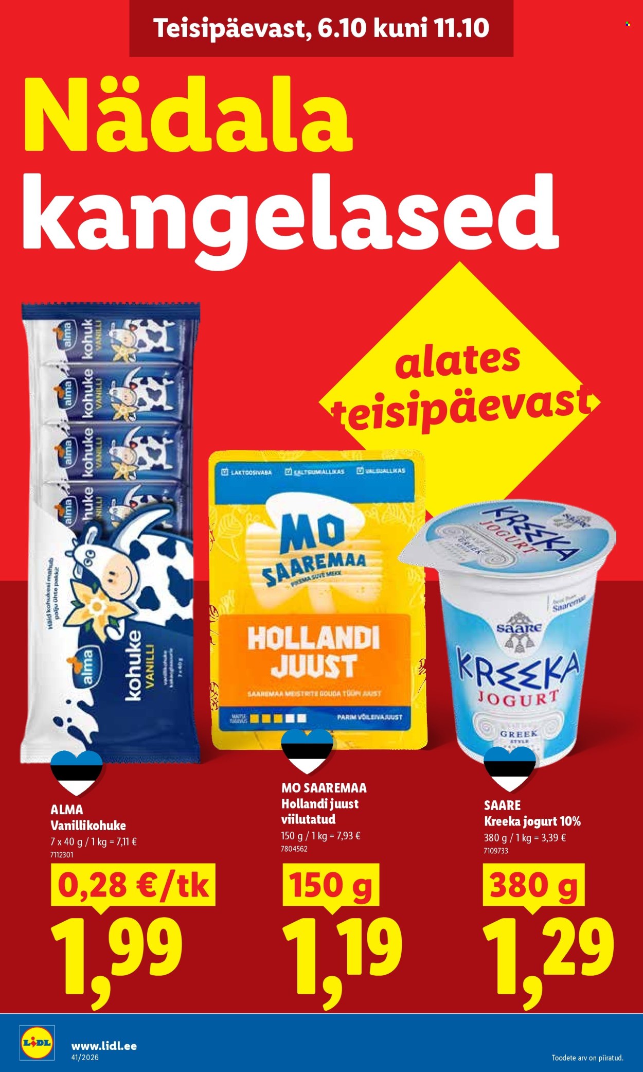 Lidl kliendileht (5.10 - 11.10.2026)