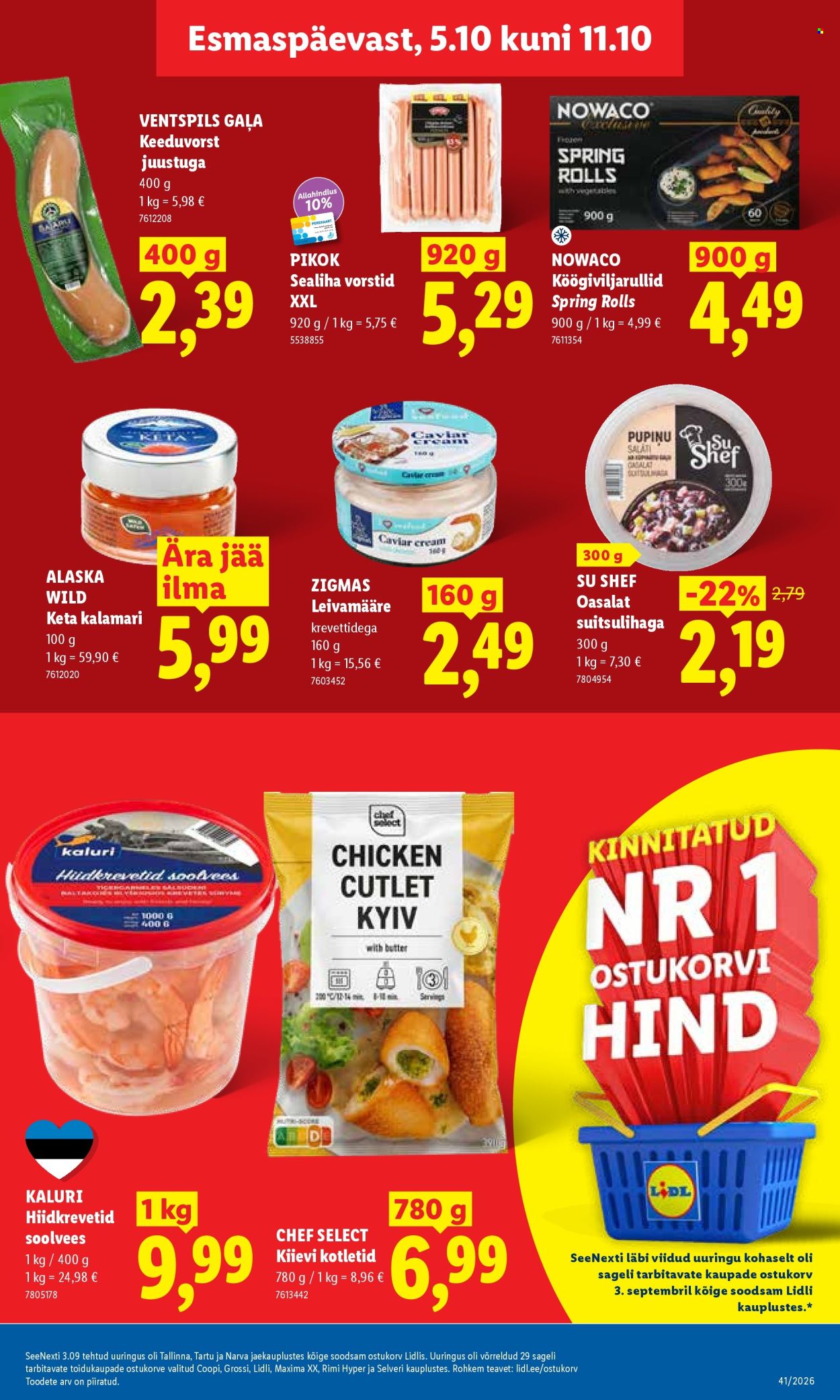 Lidl kliendileht (5.10 - 11.10.2026)