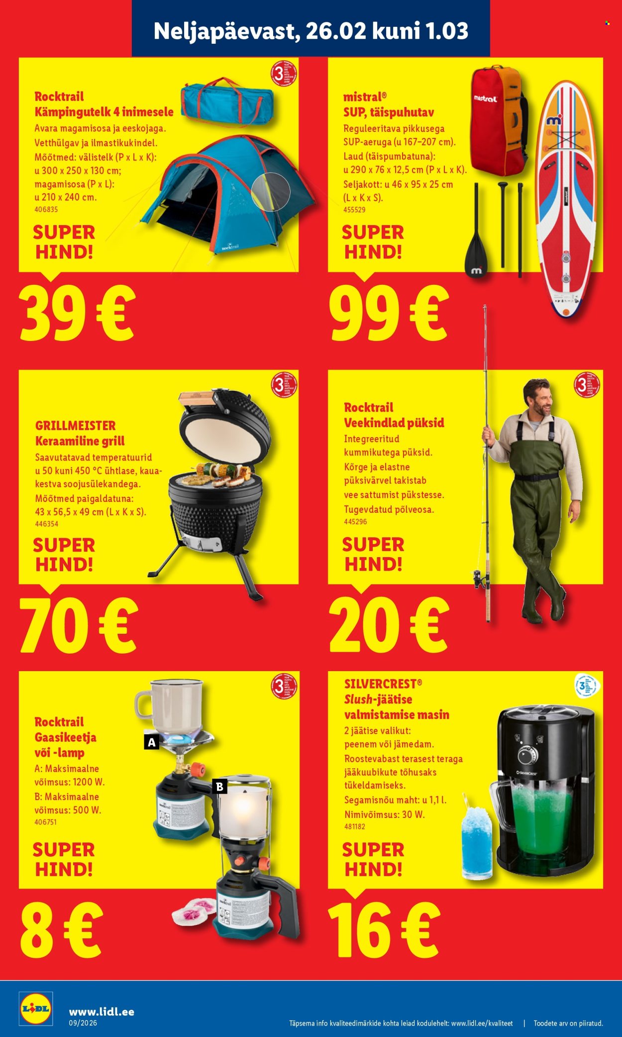 Lidl kliendileht - Lidl Järve (26.02 - 1.03.2026)