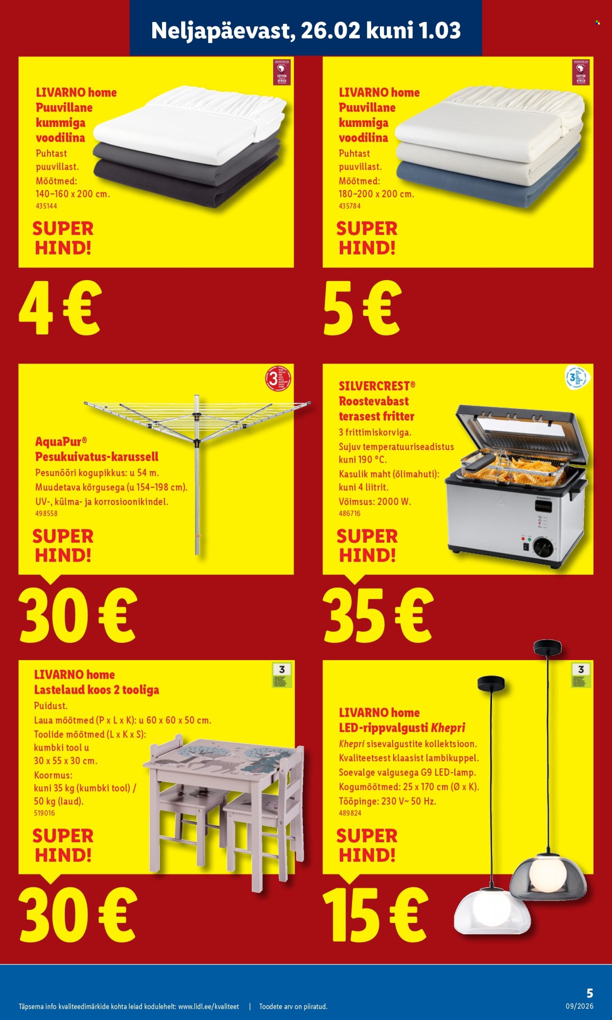 Lidl kliendileht - Lidl Järve (26.02 - 1.03.2026)