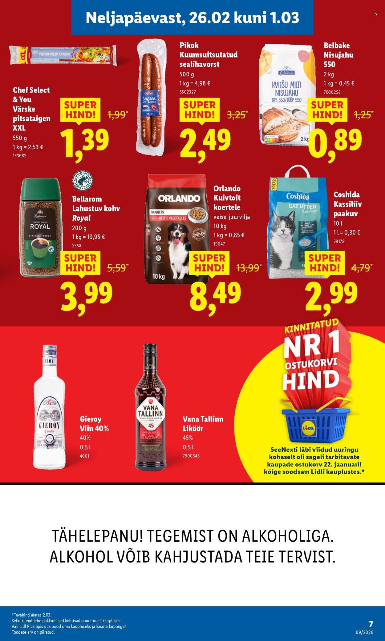 Lidl kliendileht - Lidl Järve (26.02 - 1.03.2026)