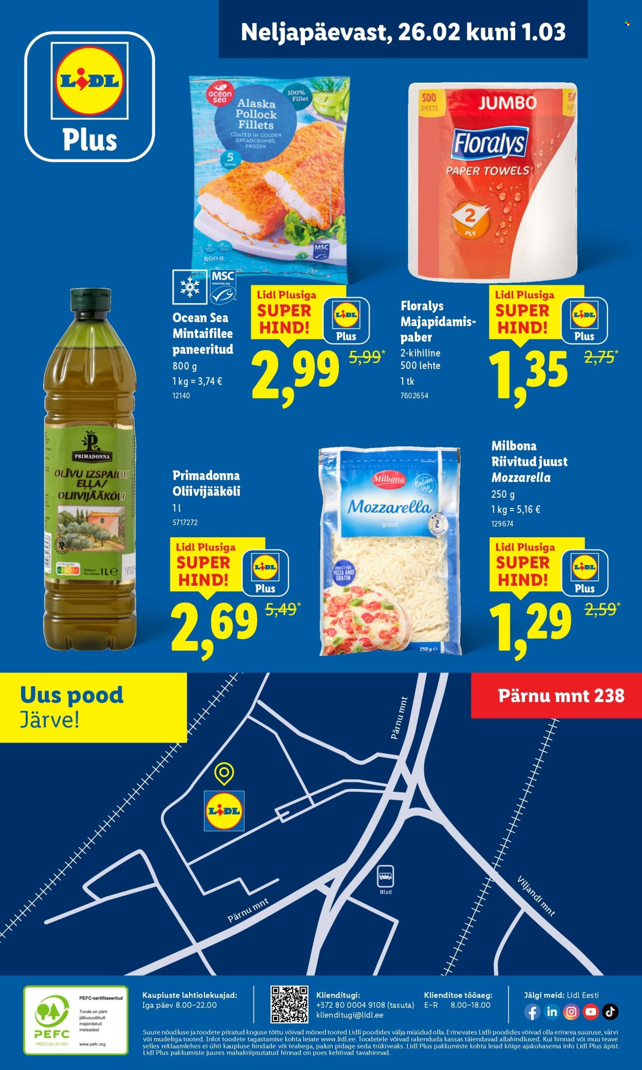 Lidl kliendileht - Lidl Järve (26.02 - 1.03.2026)