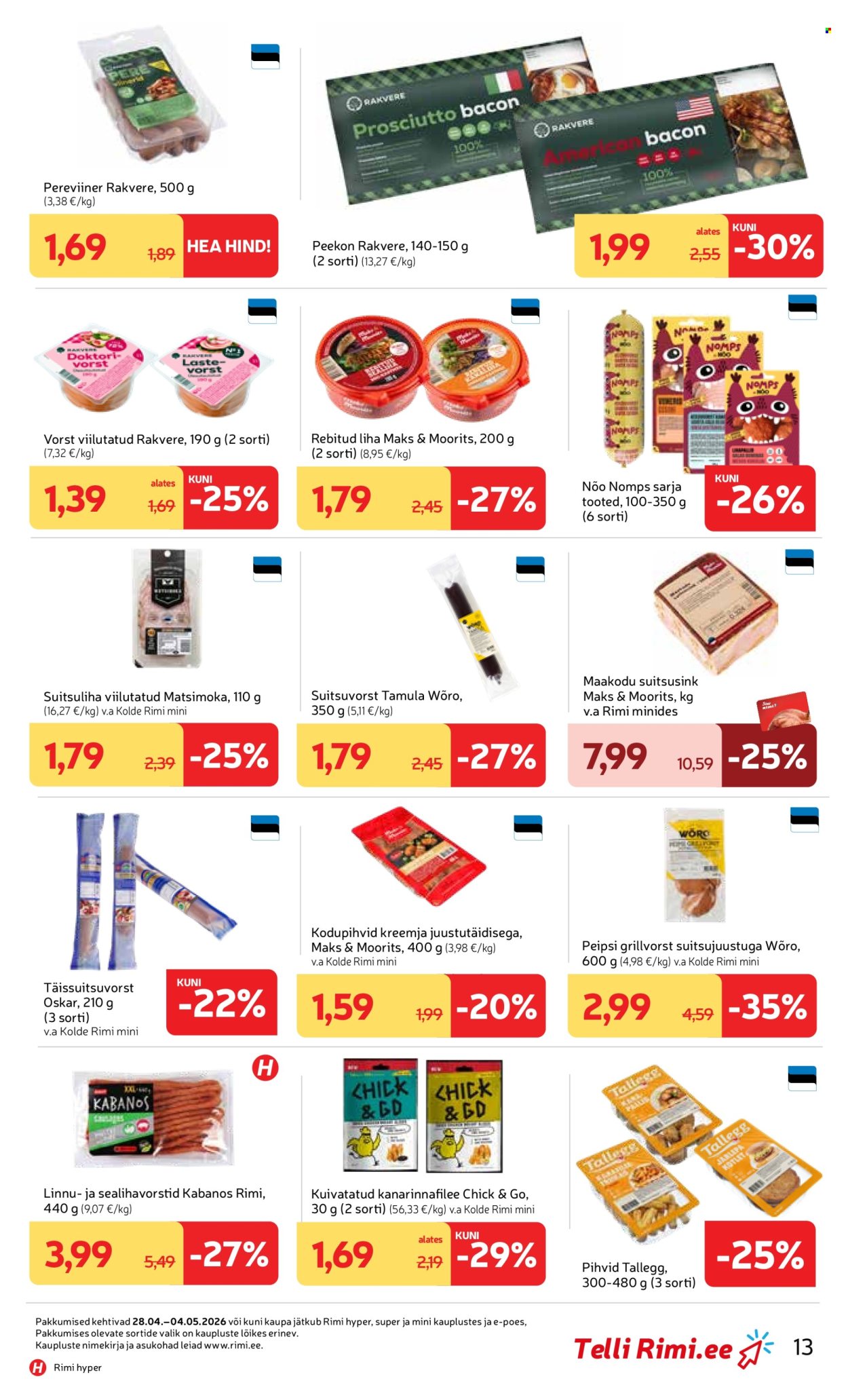 Rimi kliendileht - Kliendileht (28.04 - 4.05.2026)