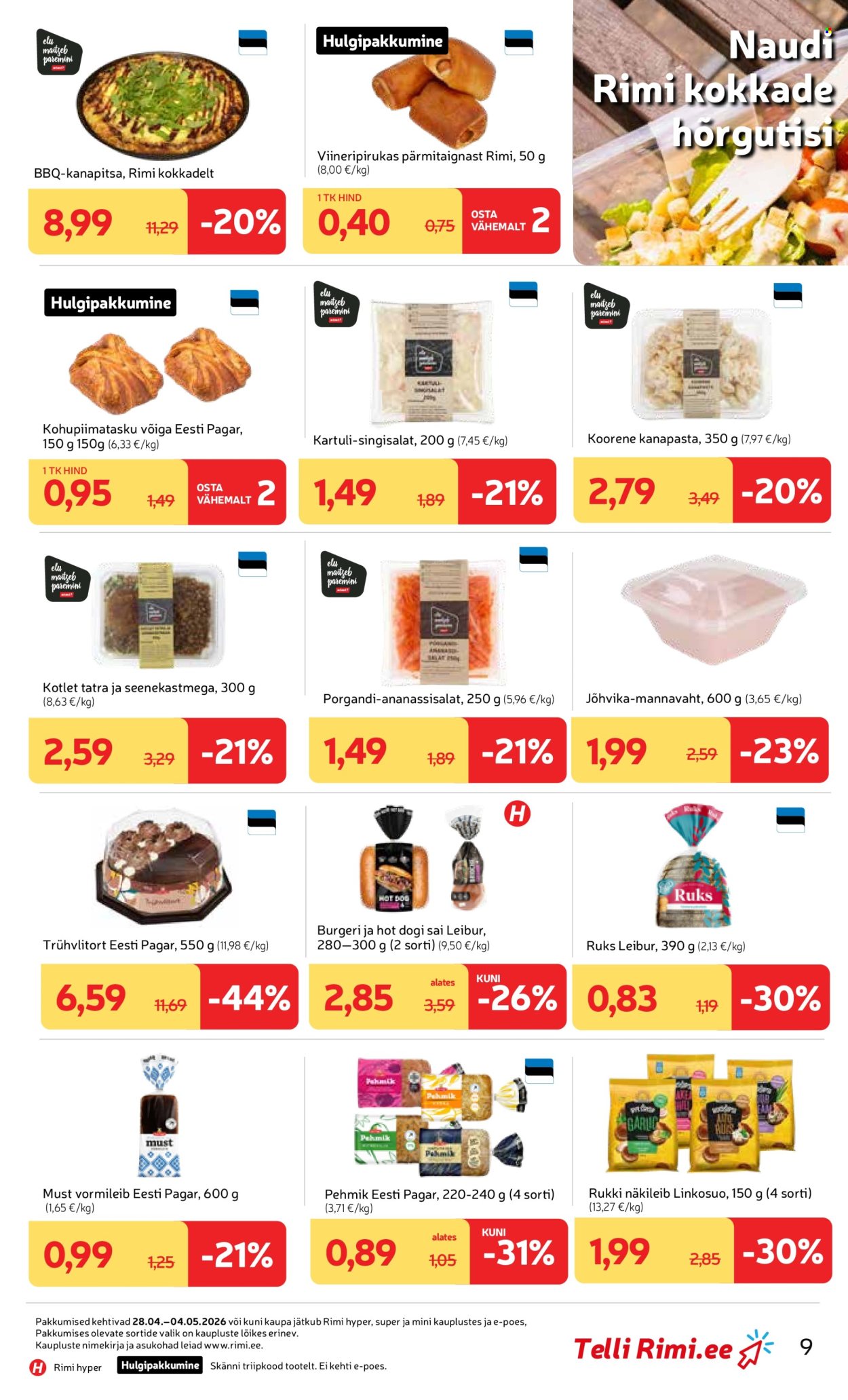Rimi kliendileht - Kliendileht (28.04 - 4.05.2026)