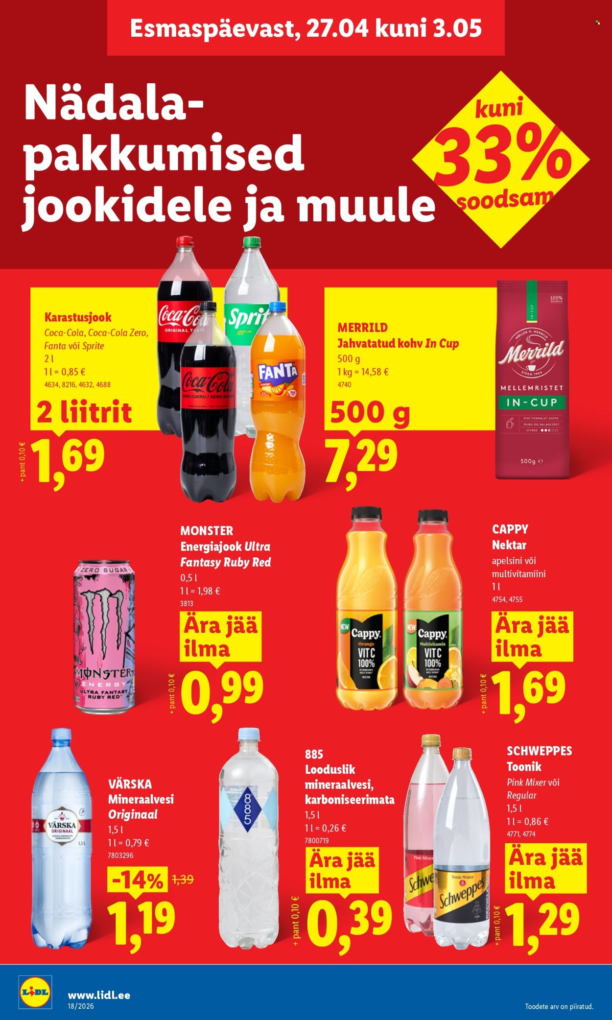 Lidl kliendileht - Kliendileht (27.04 - 3.05.2026)