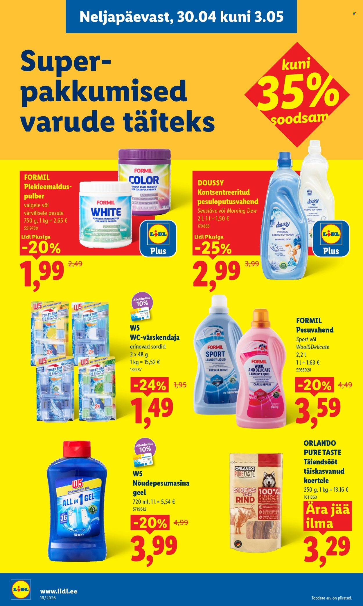 Lidl kliendileht - Kliendileht (27.04 - 3.05.2026)