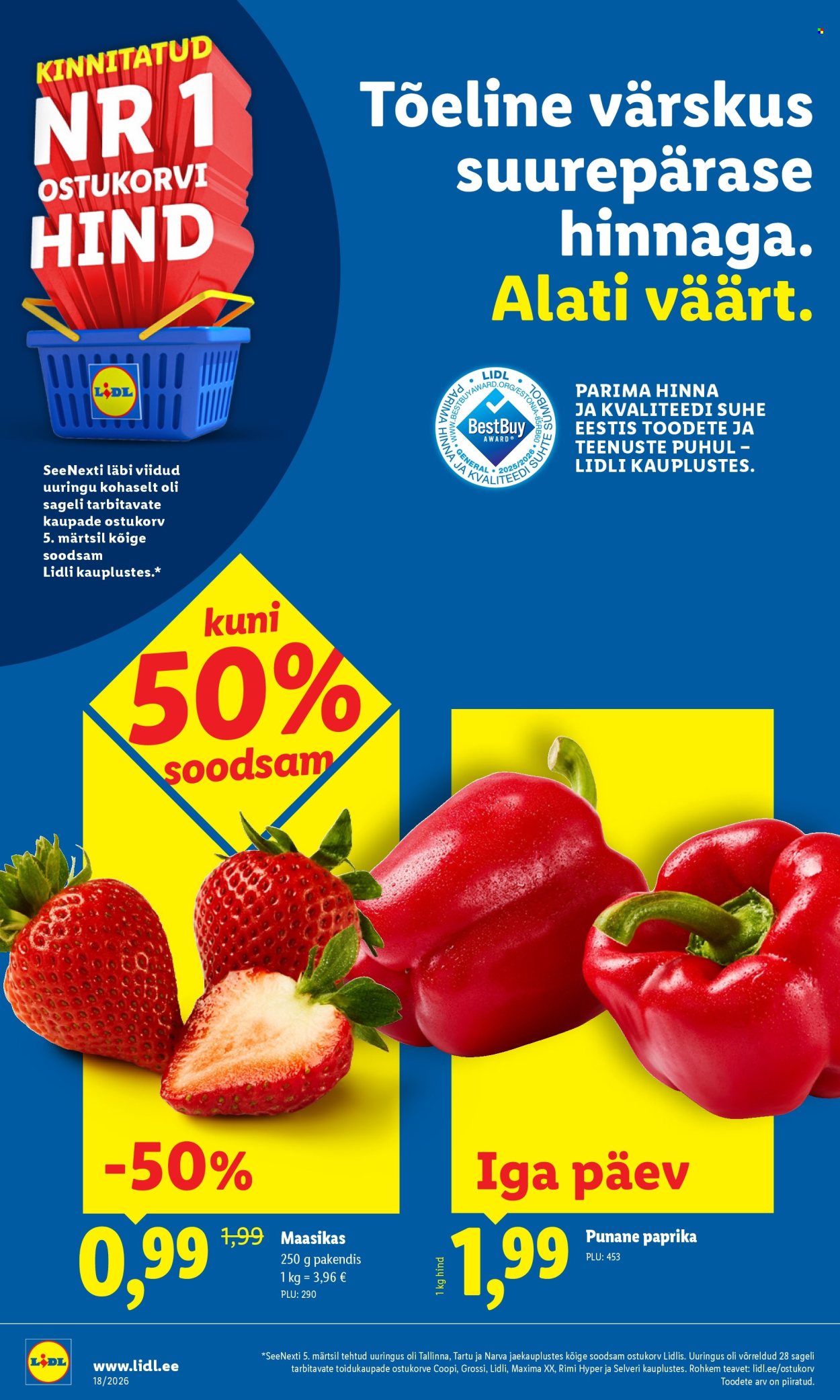 Lidl kliendileht - Kliendileht (27.04 - 3.05.2026)