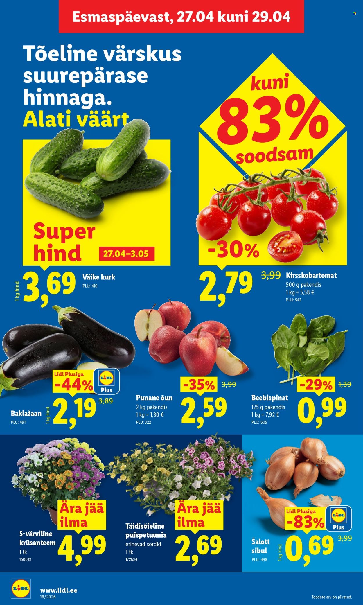 Lidl kliendileht - Kliendileht (27.04 - 3.05.2026)