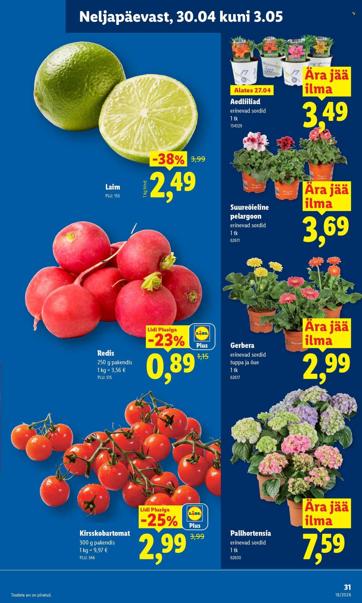 Lidl kliendileht - Kliendileht (27.04 - 3.05.2026)
