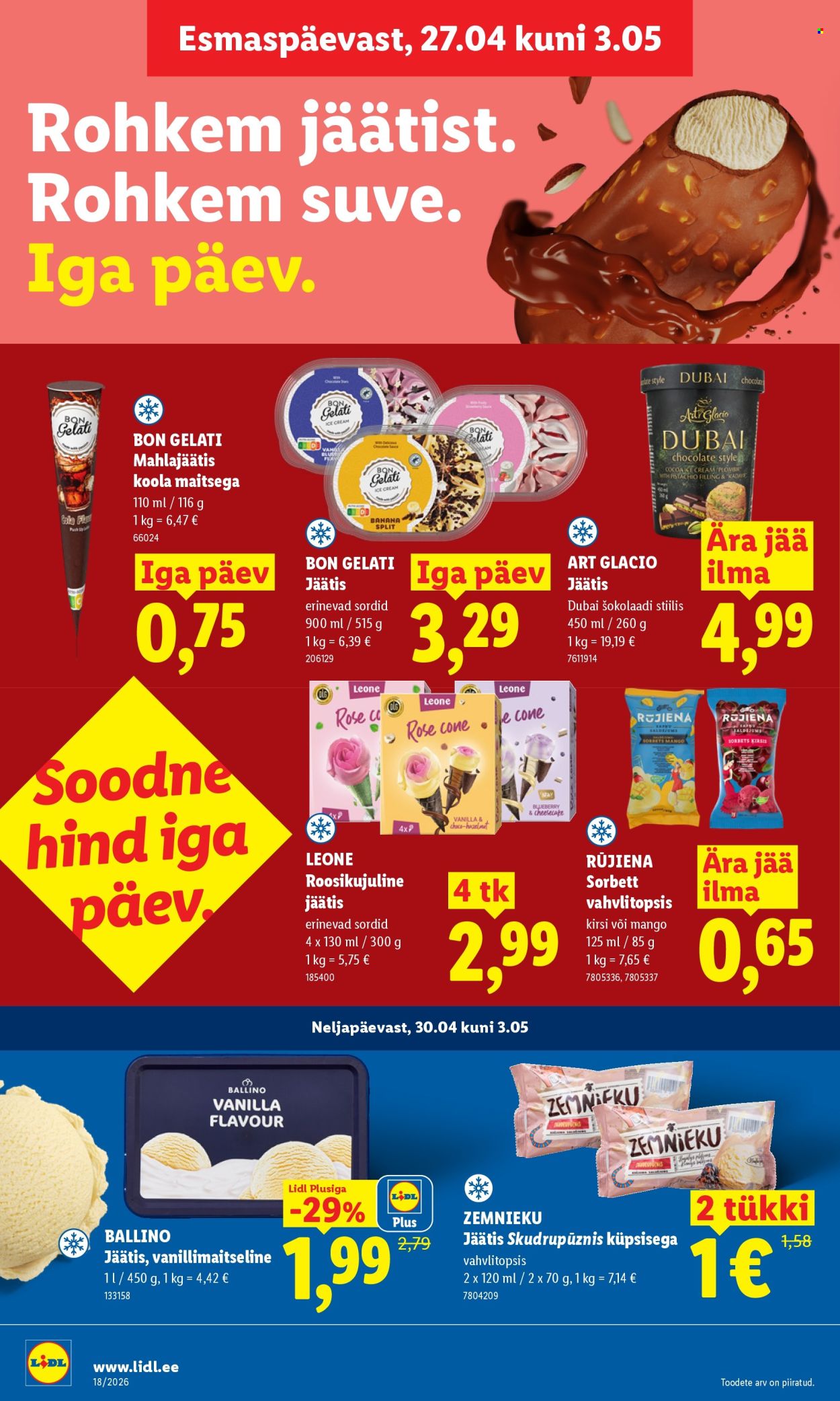 Lidl kliendileht - Kliendileht (27.04 - 3.05.2026)