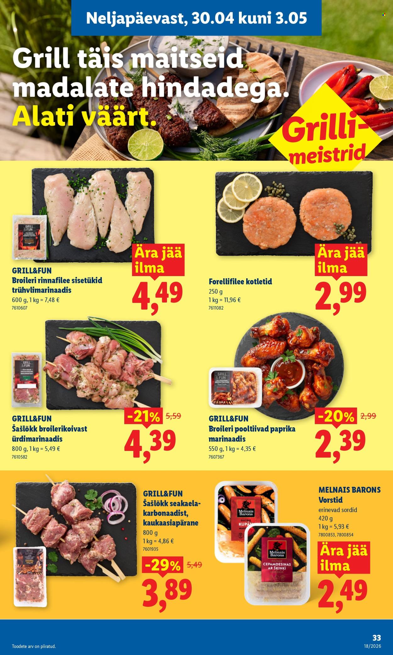 Lidl kliendileht - Kliendileht (27.04 - 3.05.2026)
