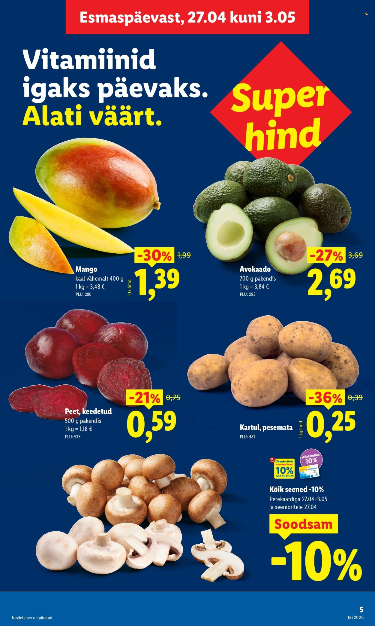 Lidl kliendileht - Kliendileht (27.04 - 3.05.2026)