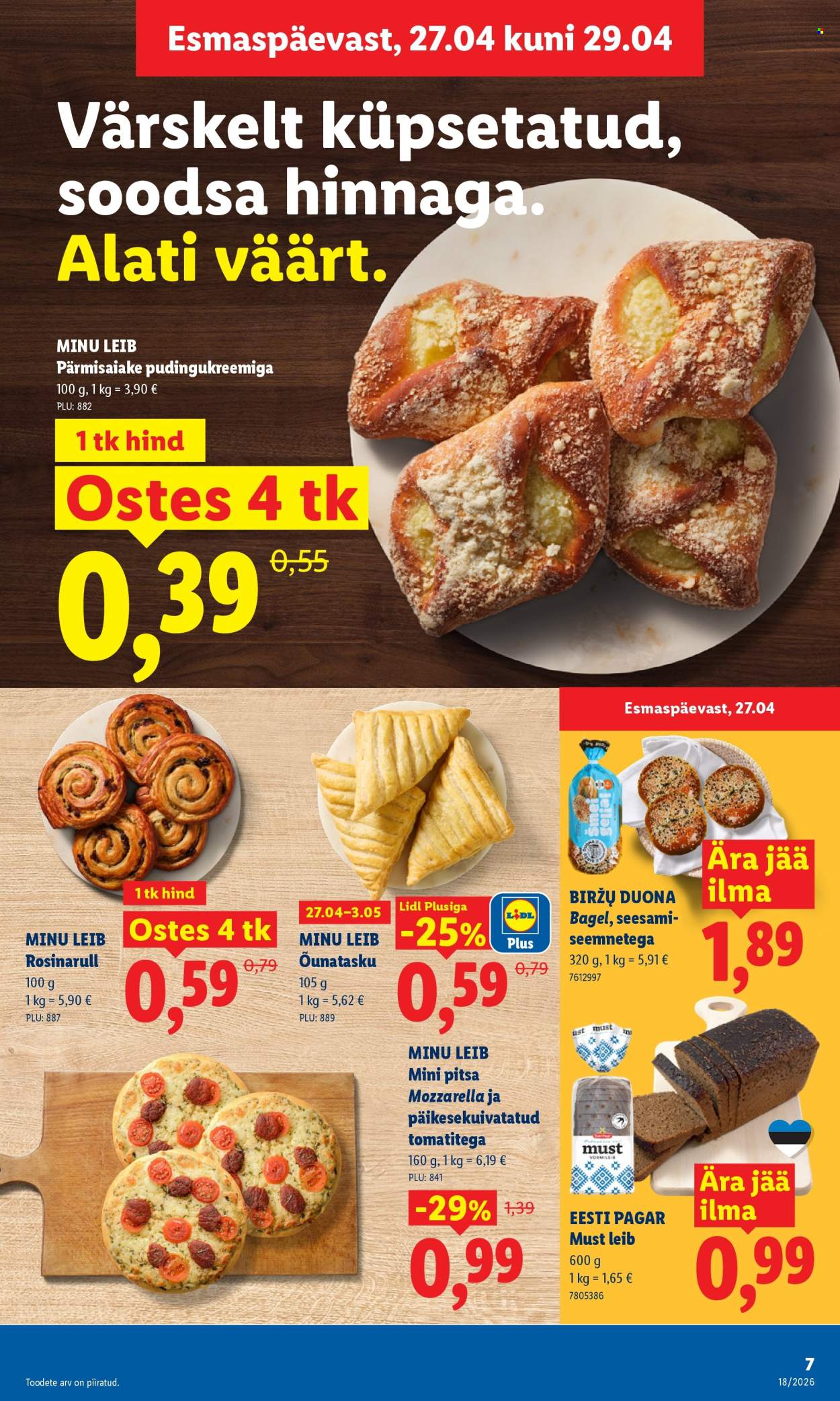 Lidl kliendileht - Kliendileht (27.04 - 3.05.2026)