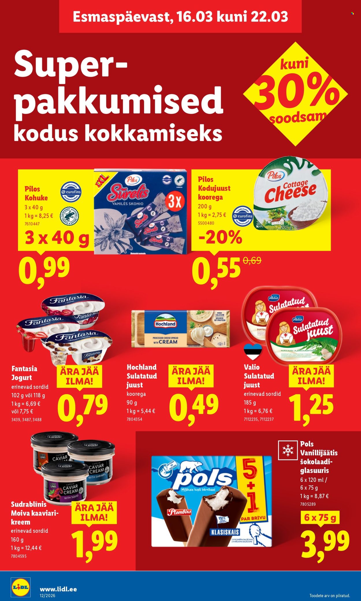 Lidl kliendileht - Kliendileht (16.03 - 22.03.2026)