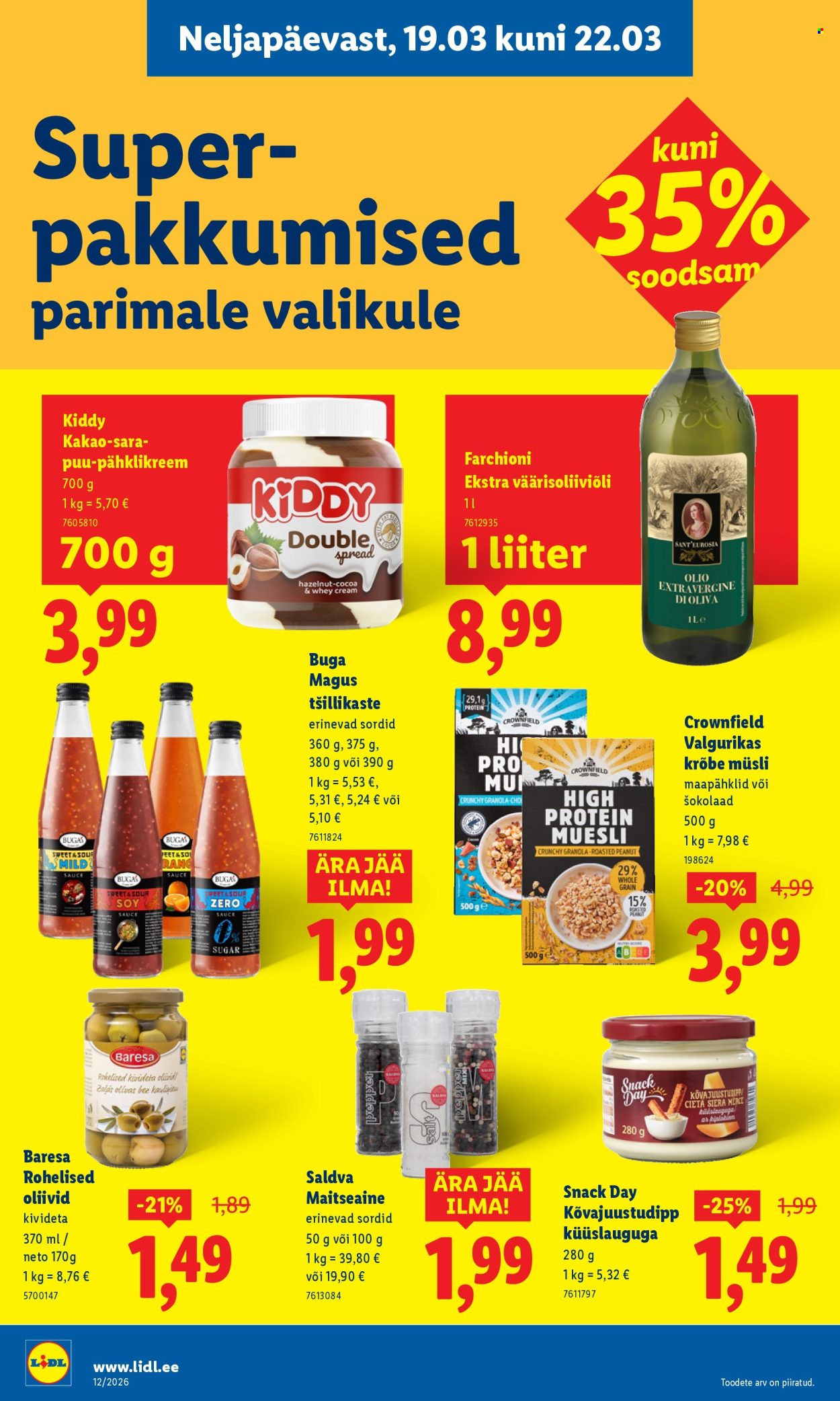Lidl kliendileht - Kliendileht (16.03 - 22.03.2026)