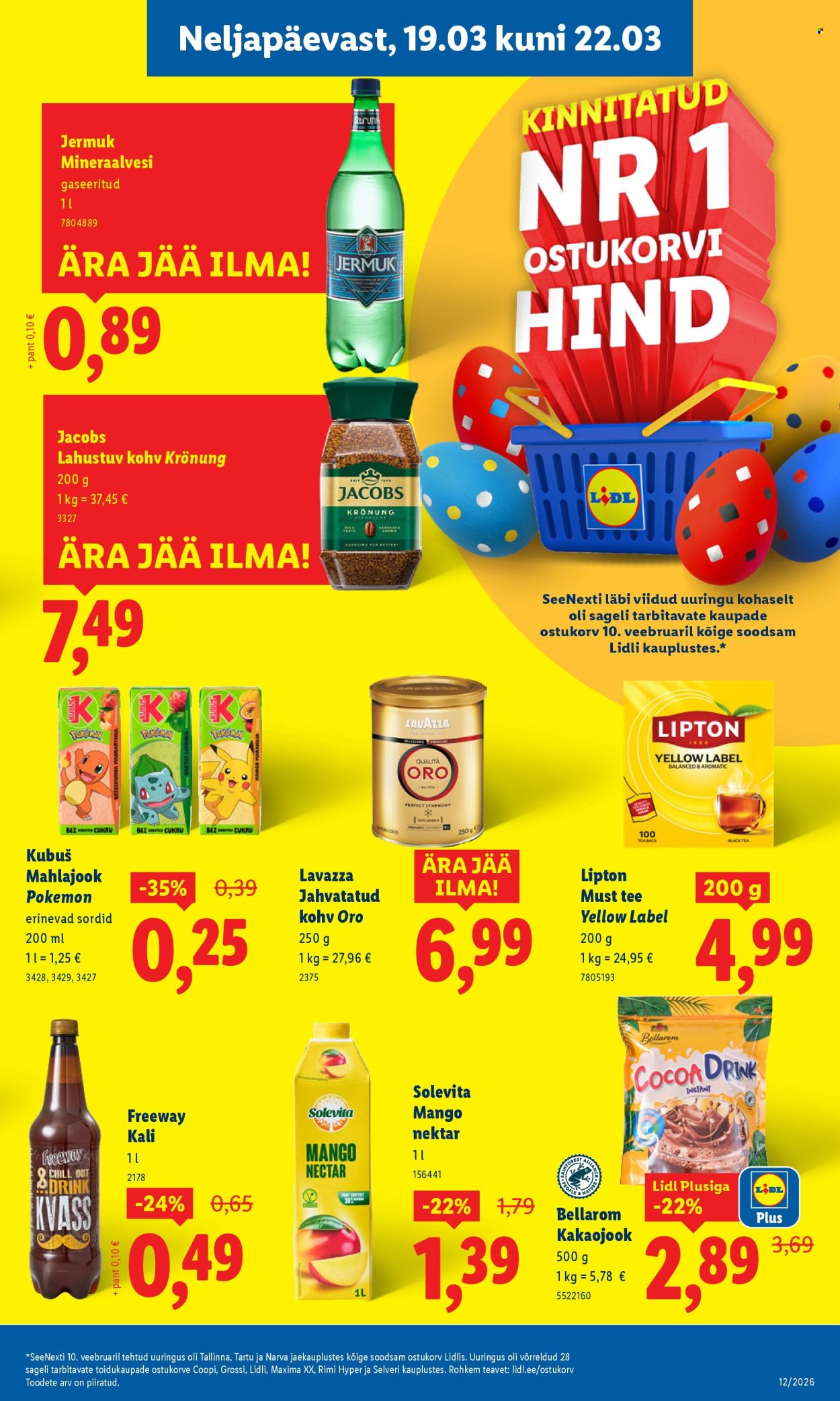Lidl kliendileht - Kliendileht (16.03 - 22.03.2026)