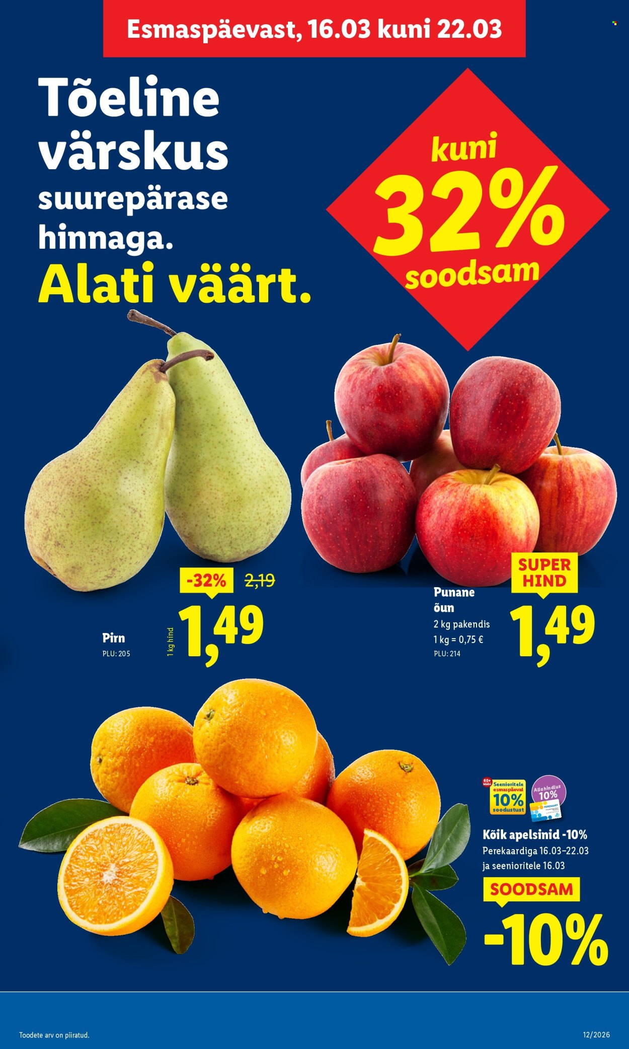 Lidl kliendileht - Kliendileht (16.03 - 22.03.2026)