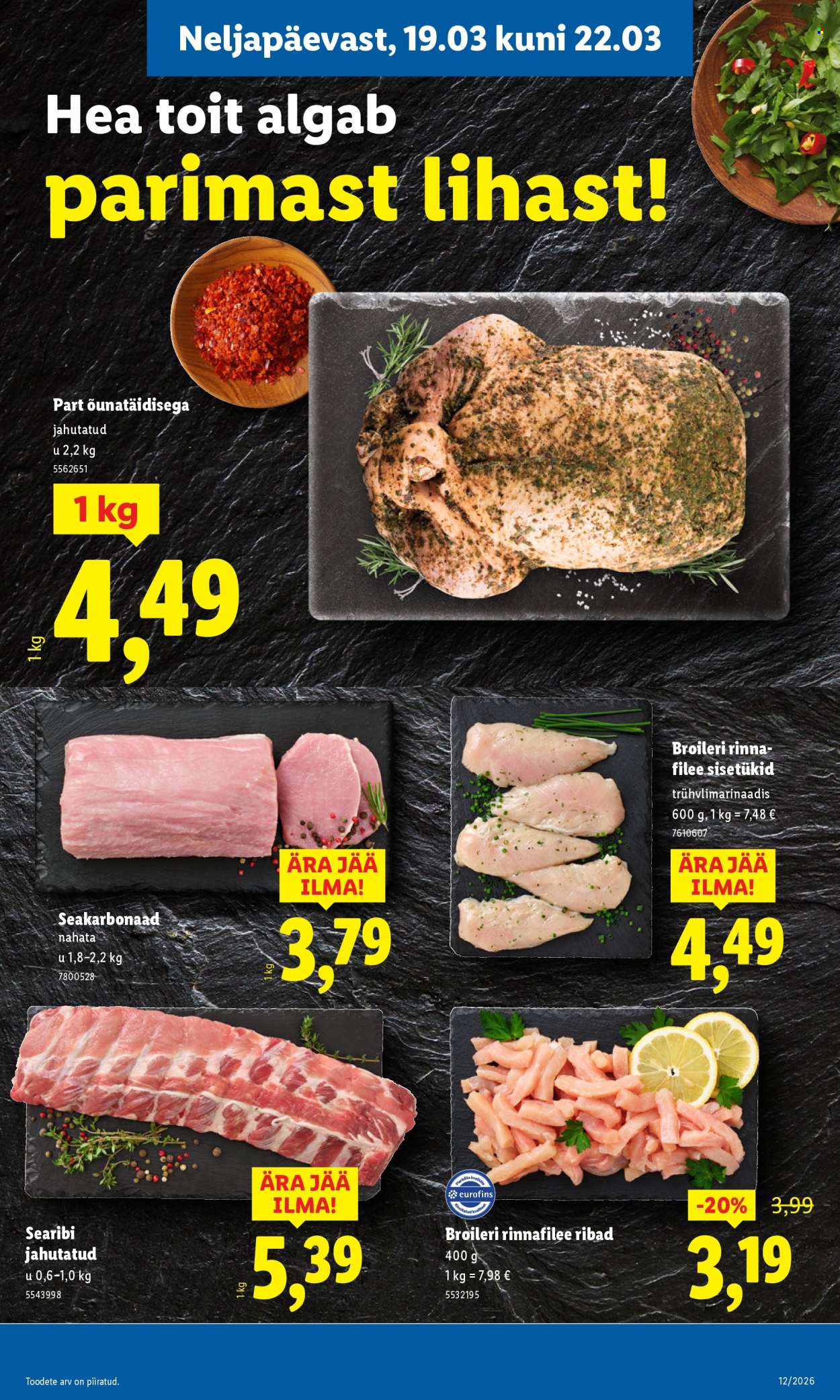 Lidl kliendileht - Kliendileht (16.03 - 22.03.2026)