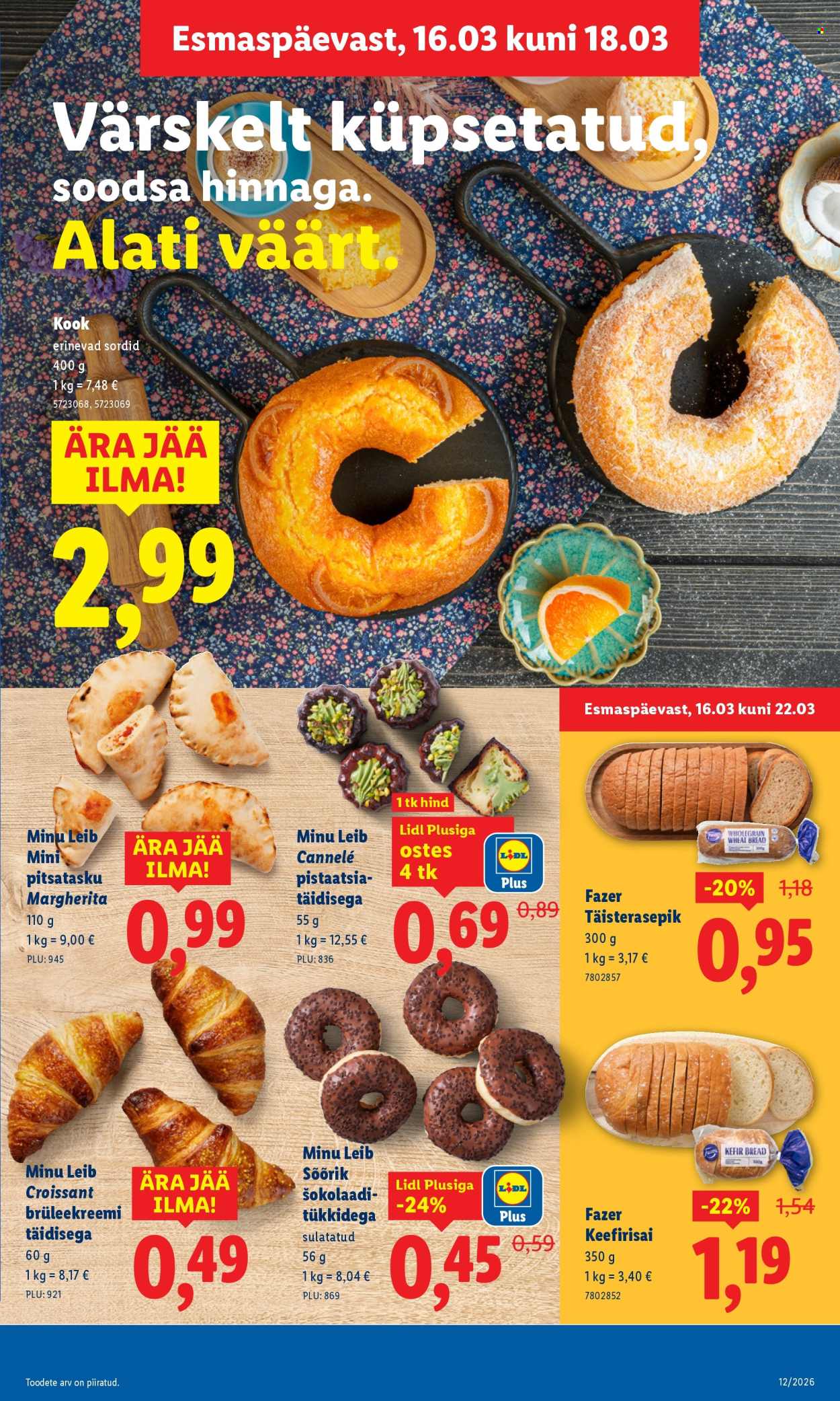 Lidl kliendileht - Kliendileht (16.03 - 22.03.2026)