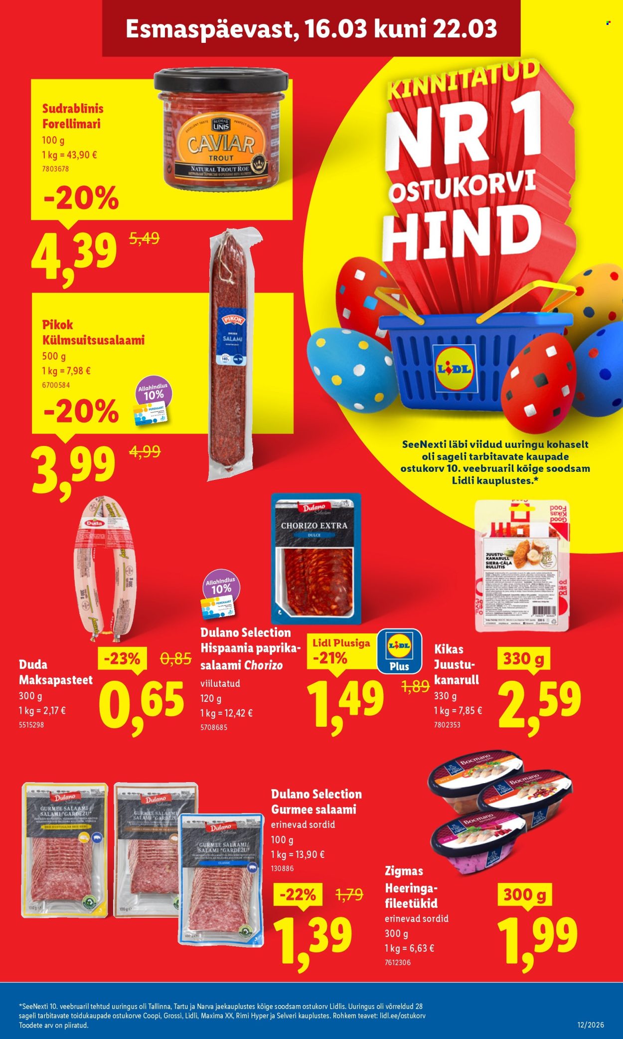 Lidl kliendileht - Kliendileht (16.03 - 22.03.2026)