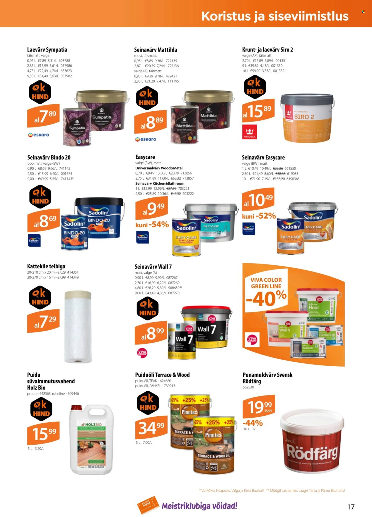 Bauhof kliendileht (3.03 - 1.04.2026)