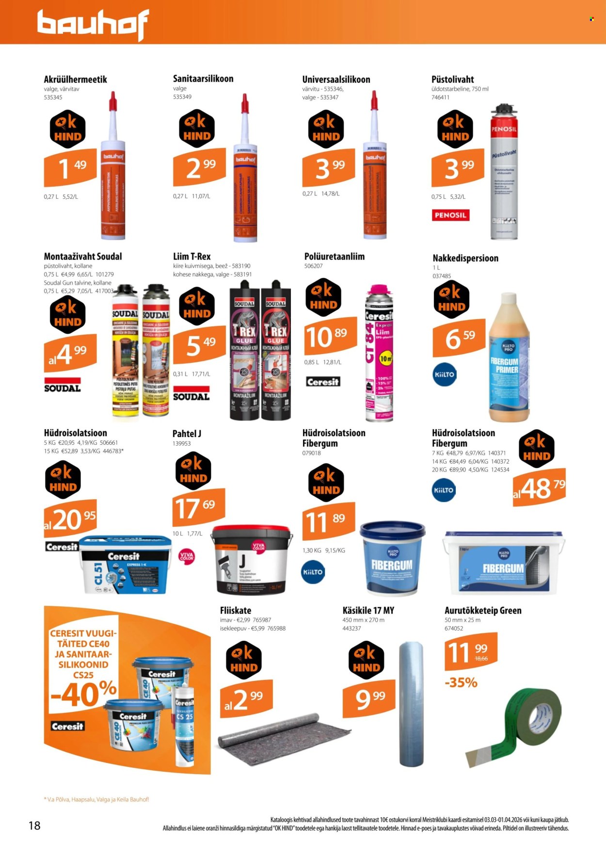 Bauhof kliendileht (3.03 - 1.04.2026)