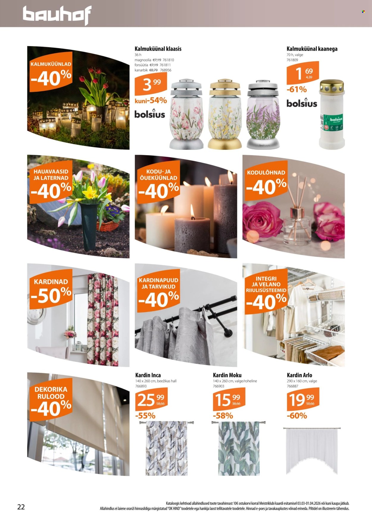 Bauhof kliendileht (3.03 - 1.04.2026)