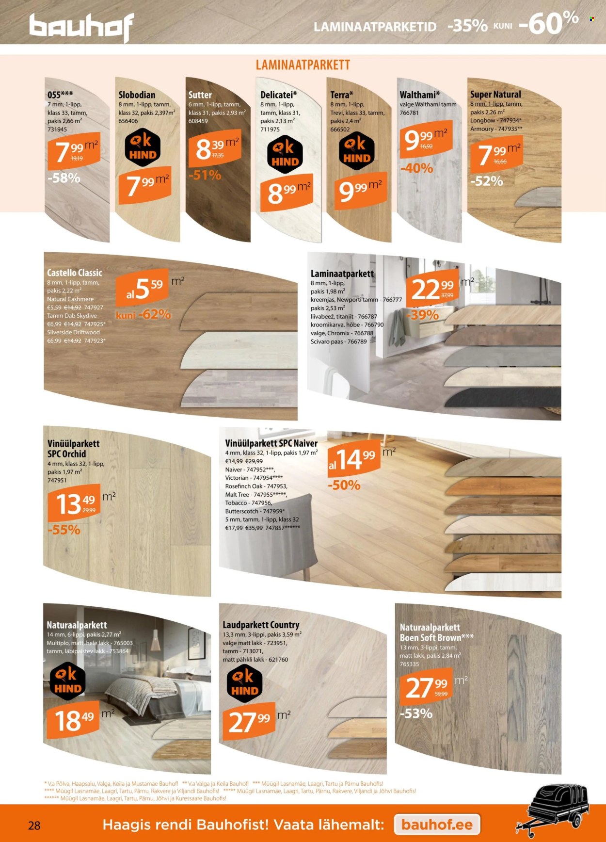 Bauhof kliendileht (3.03 - 1.04.2026)