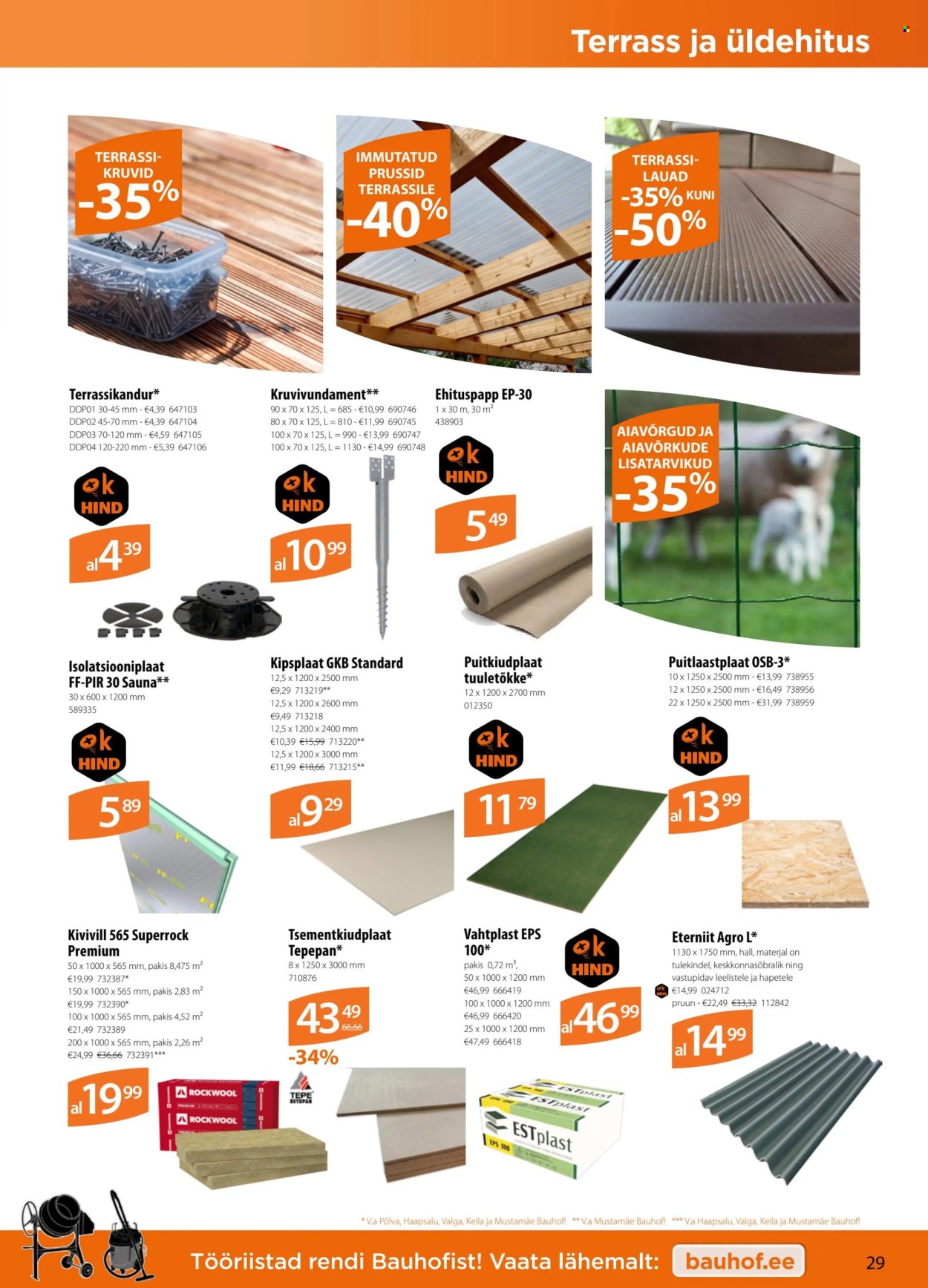 Bauhof kliendileht (3.03 - 1.04.2026)