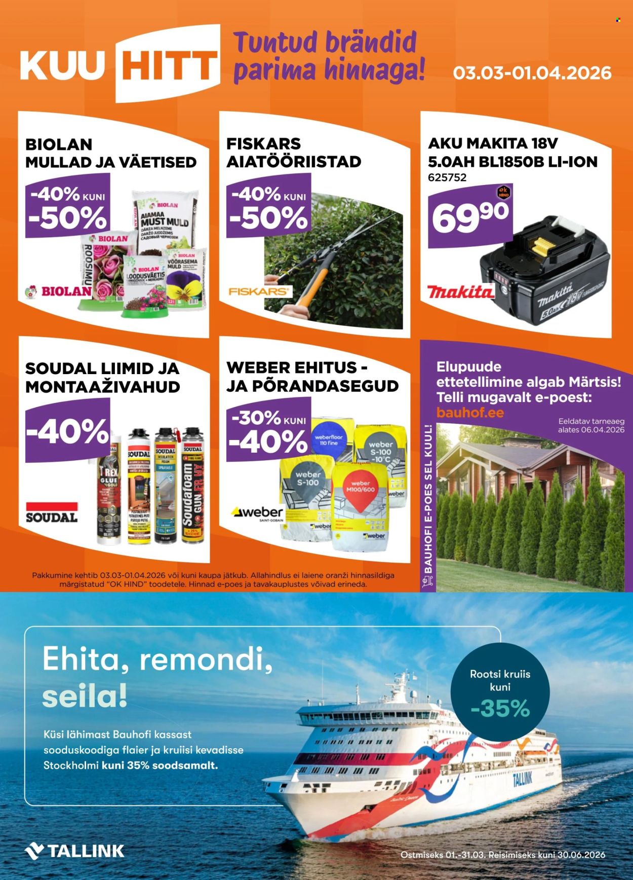 Bauhof kliendileht (3.03 - 1.04.2026)