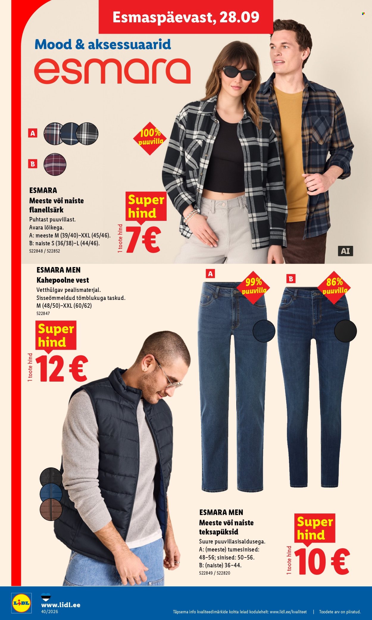 Lidl kliendileht (28.09 - 4.10.2026)
