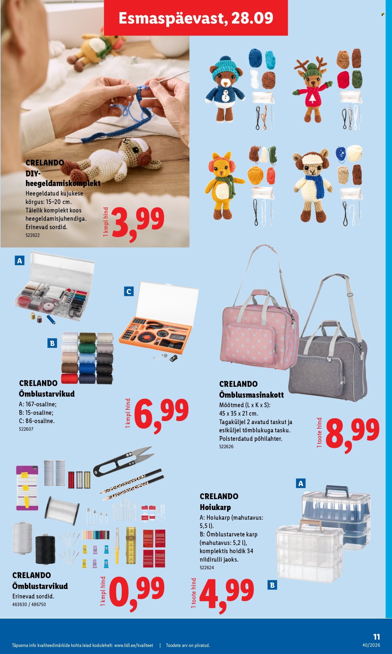 Lidl kliendileht (28.09 - 4.10.2026)