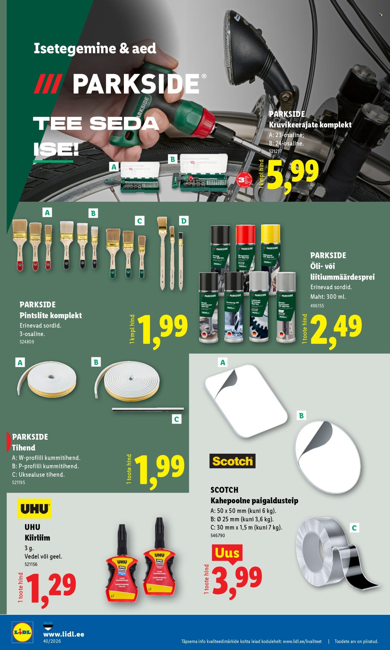 Lidl kliendileht (28.09 - 4.10.2026)