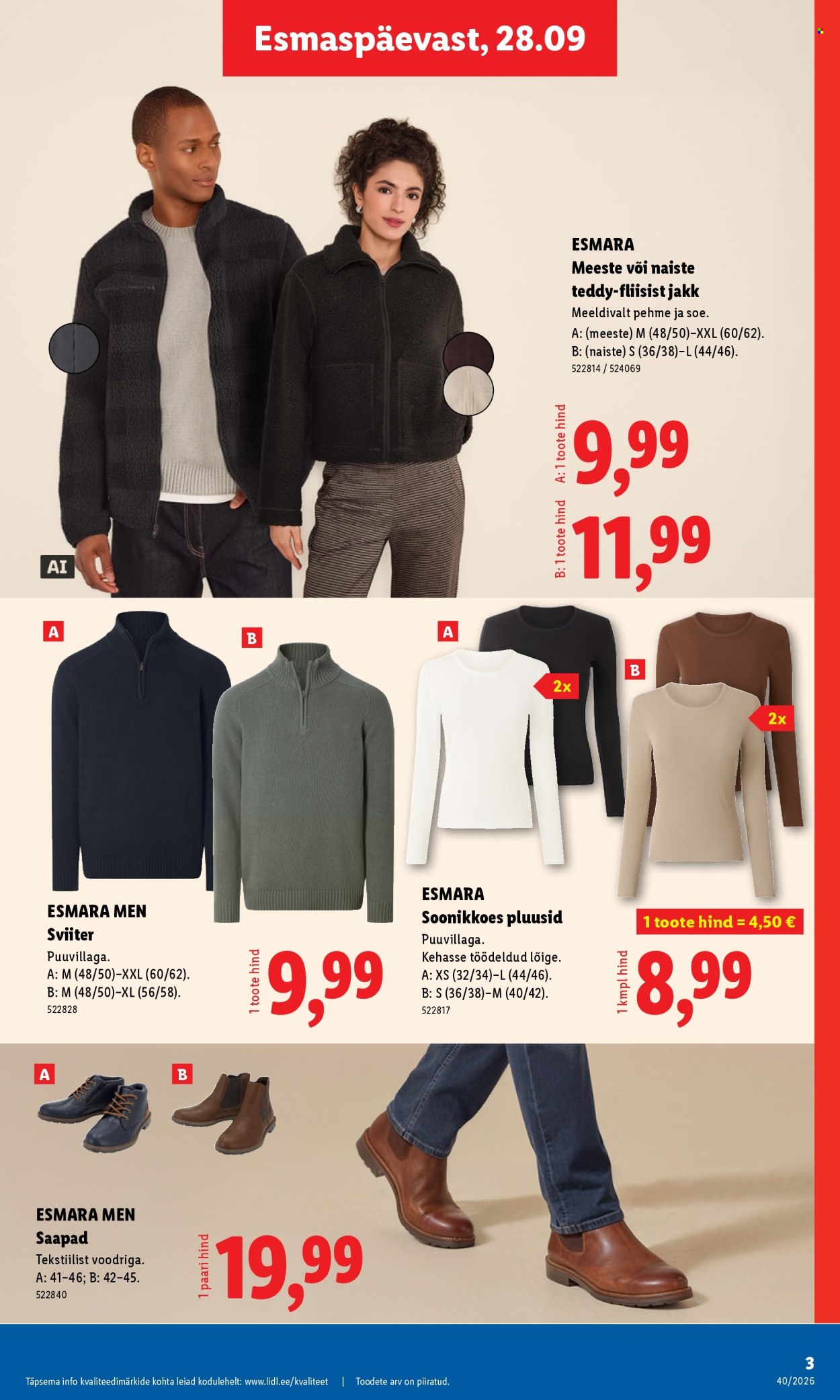 Lidl kliendileht (28.09 - 4.10.2026)