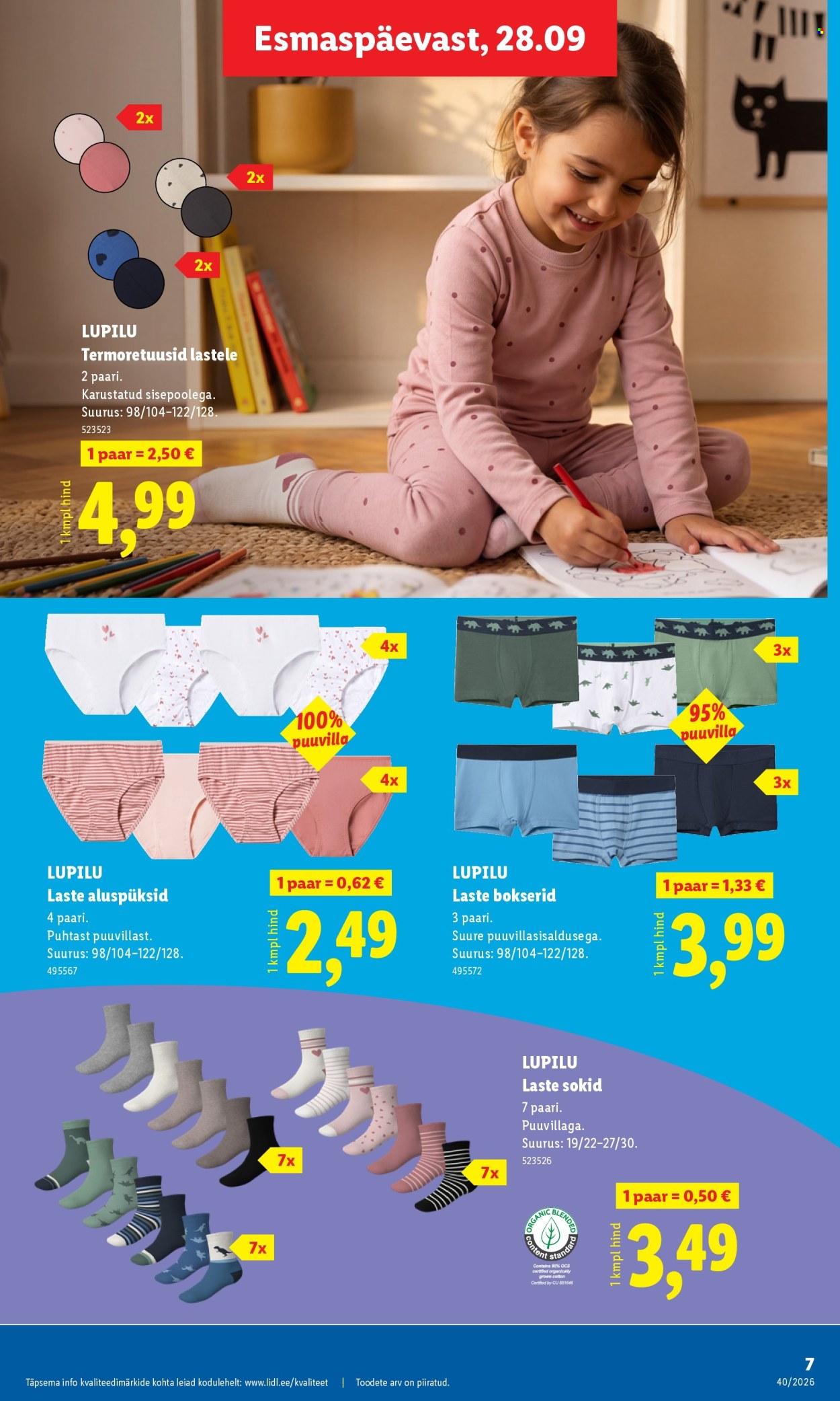 Lidl kliendileht (28.09 - 4.10.2026)