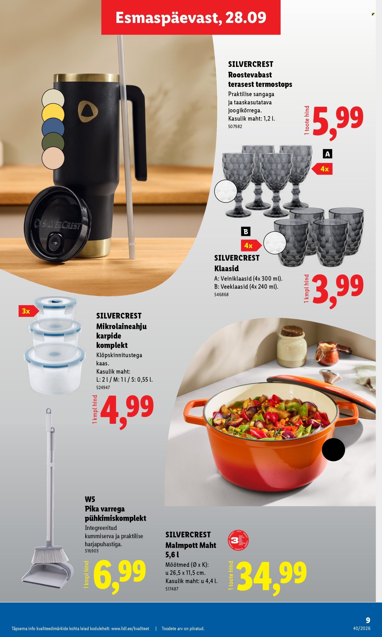 Lidl kliendileht (28.09 - 4.10.2026)