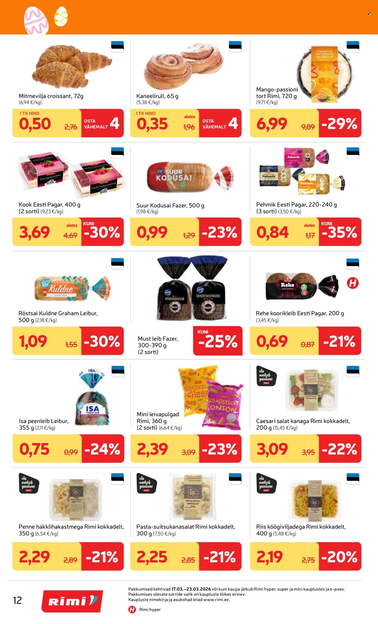 Rimi kliendileht - Kliendileht (17.03 - 23.03.2026)