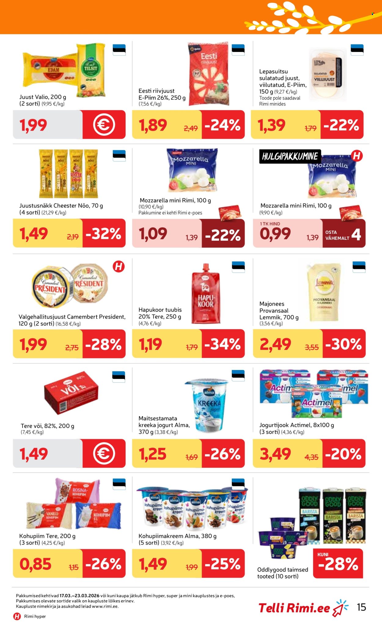 Rimi kliendileht - Kliendileht (17.03 - 23.03.2026)
